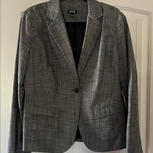 Apt. 9 Charcoal Checkered Jacket